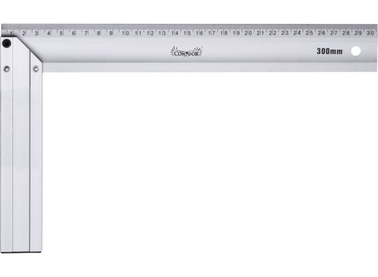 Kątownik aluminiowy 300 x 175 mm Drel