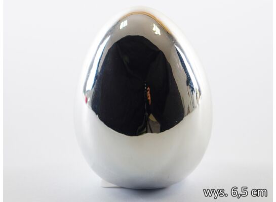 Jajko srebrne 6,5 cm