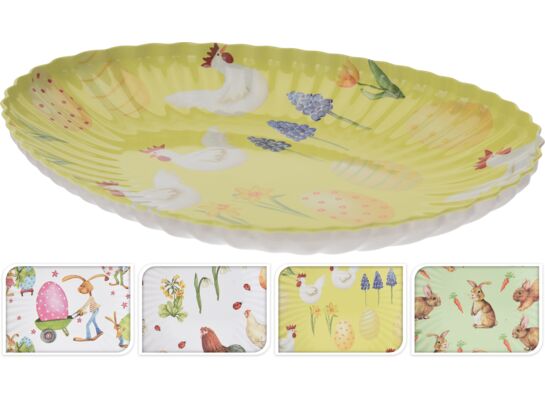 Talerz metalowy 4 wzory