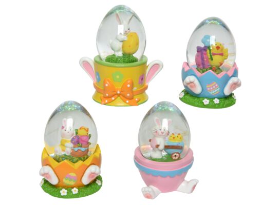 Wielkanocna kula wodna z figurką 4 wzory