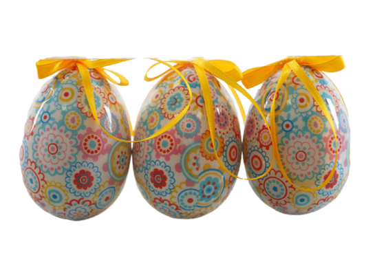 Jajko zawieszka styropian 3 sztuki