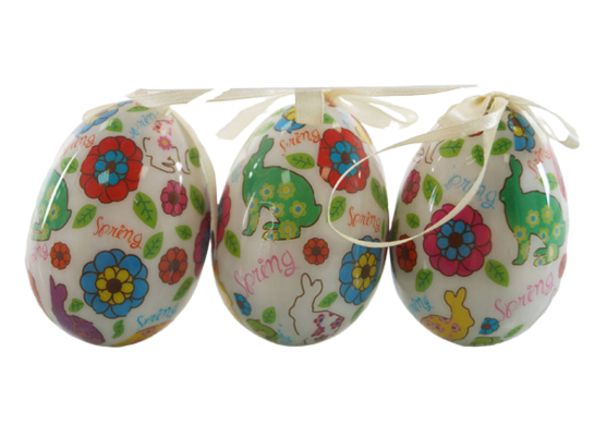 Jajko zawieszka styropian 3 sztuki