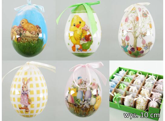 Zawieszka jajko styropianowe 5 wzorów