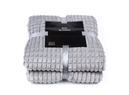 Koc BLANKET 200 x 220 jasny szary