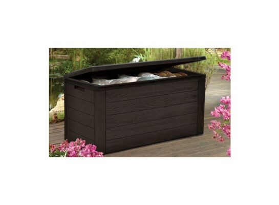 Skrzynia ogrodowa 300 l brąz
