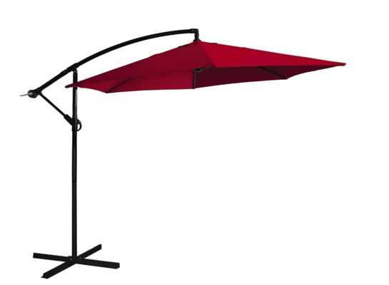 Parasol boczny 300 stal/poliester bordo