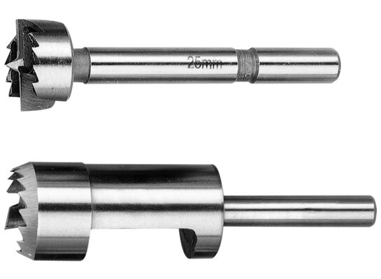 Sękarka do drewna 25 mm komplet 2 szt Drel