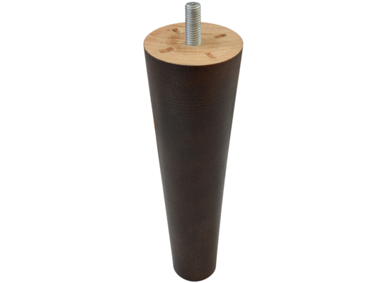Noga meblowa drewniana 150/50-25 mm stożek wenge