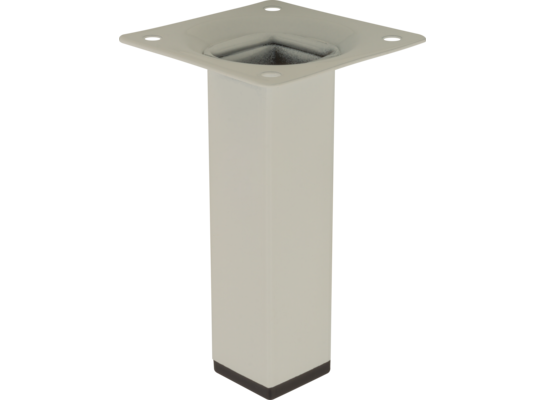 Noga meblowa kwadratowa 10 cm biała