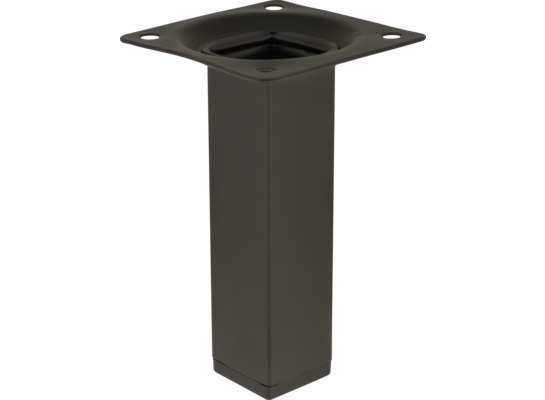 Noga meblowa kwadratowa 10 cm czarna