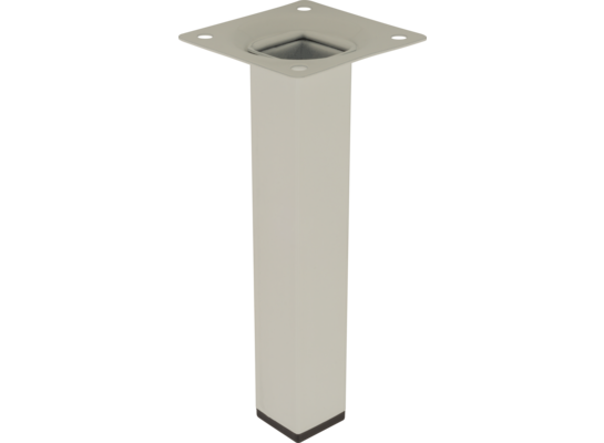 Noga meblowa kwadratowa 15 cm biała