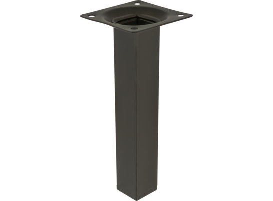 Noga meblowa kwadratowa 15 cm czarna