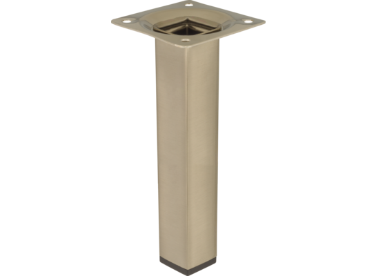 Noga meblowa kwadratowa 15 cm inox