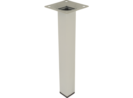 Noga meblowa kwadratowa 20 cm biała