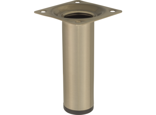 Noga meblowa okrągła 10 cm inox