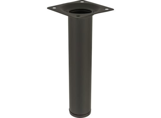 Noga meblowa okrągła 15 cm czarna