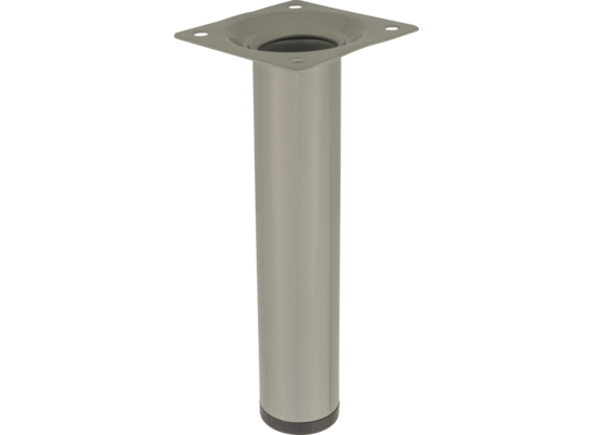 Noga meblowa okrągła 15 cm szara