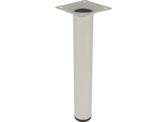 Noga meblowa okrągła 20 cm biała