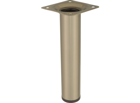Noga meblowa okrągła 15 cm inox