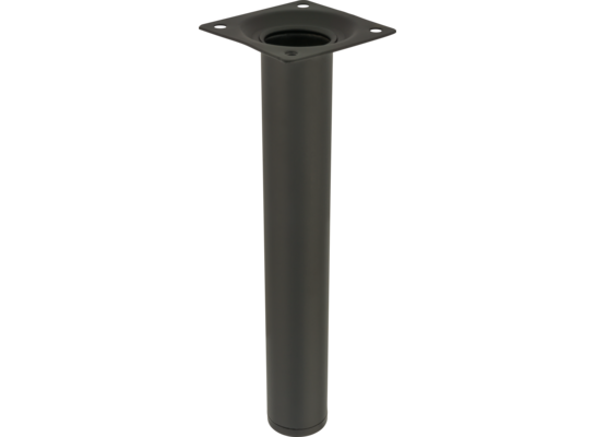Noga meblowa okrągła 20 cm czarna