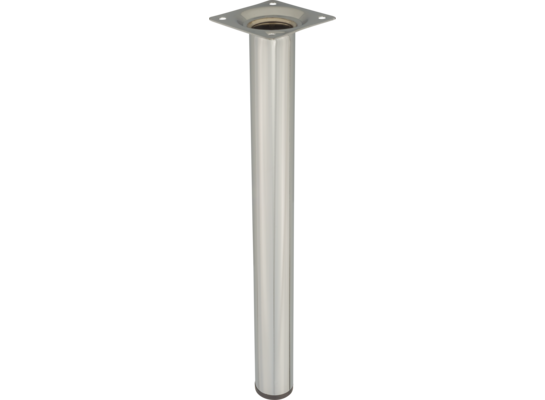 Noga meblowa okrągła 30 cm chrom