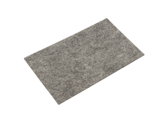 Podkładki filcowe samoprzylepne szare 100 x 165 1 szt.