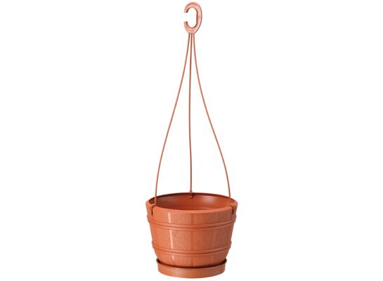 Osłonka FLORA 17 wisząca terrakota
