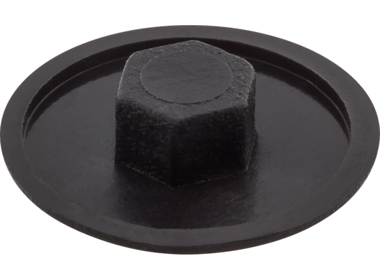 Zaślepka do konfirmatu 15 szt. czarna STAHL