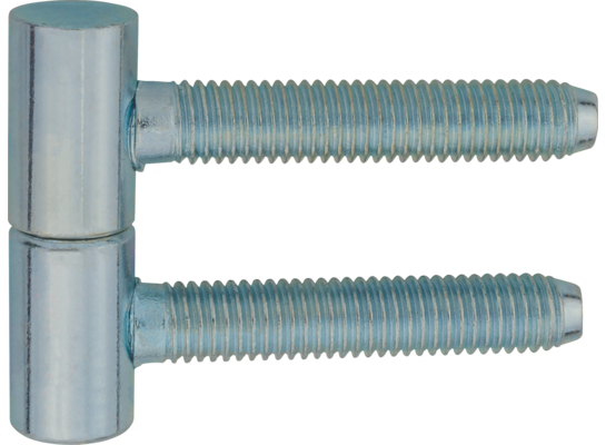 Zawias 12 x 50 mm ocynk biały 2 szt.