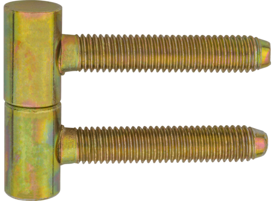 Zawias 12 x 50 mm ocynk żółty 2 szt.