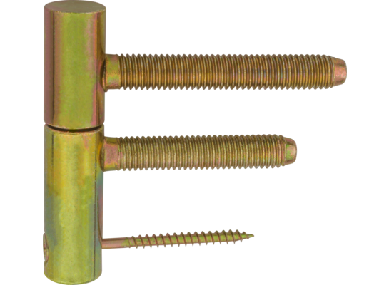 Zawias 15 x 60 mm ocynk żółty 2 szt.