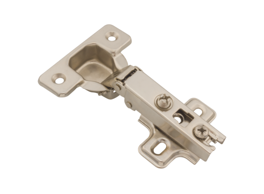 Zawias meblowy puszkowy 35 prosty drzwiowy nakładany 1 szt. + prowadnik