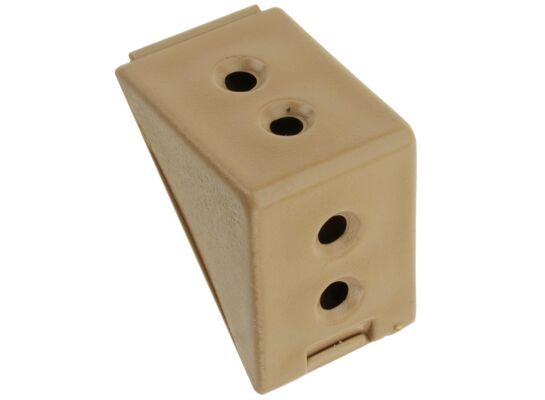 Złącze kątowe podwójne beż 12 szt.