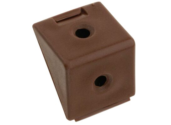 Złącze kątowe pojedyncze brąz 12 szt.