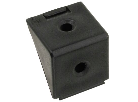 Złącze kątowe pojedyncze czarny 12 szt.