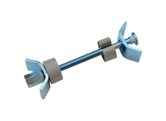 Złącze śrubowe do blatu L-100 mm ocynk 2 szt. + zawieszka