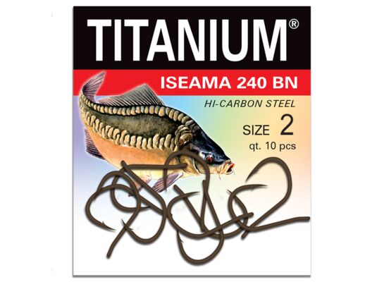 Haczyki TITANIUM ISEAMA 10 szt. rozmiar 2