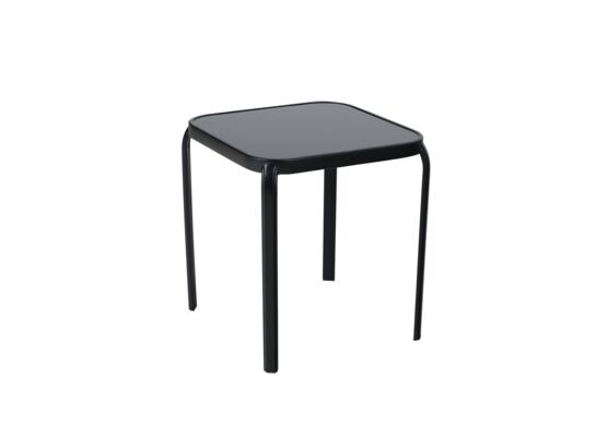 Stolik niski stal/szkło