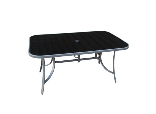 Stół Lima 150 x 90 cm czarno-szary