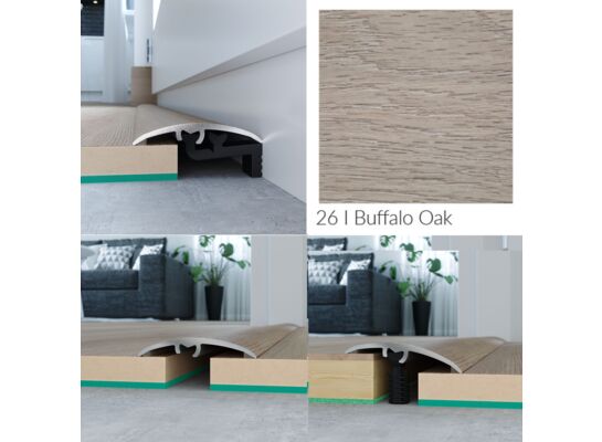 Profil podłogowy CS37 uniwersalny dąb buffalo 0,93 m Arbiton