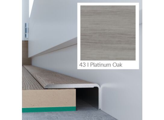 Profil podłogowy CS25 zakończeniowy dąb platynowy 1,2 m Arbiton