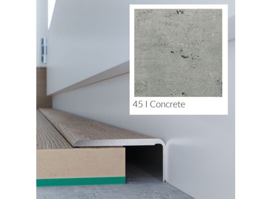 Profil podłogowy CS25 zakończeniowy beton 1,2 m Arbiton