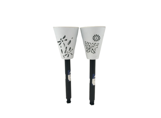 Lampa solarna czarna 36,5 cm 