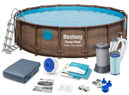 Basen ze stelażem Ø488 cm BESTWAY