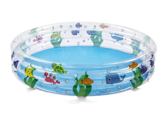 Basen rozporowy "Deep Dive" transparentny 152 cm Bestway