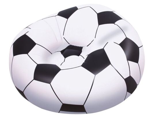 Fotel dmuchany piłka czarno-biała 114 cm Bestway