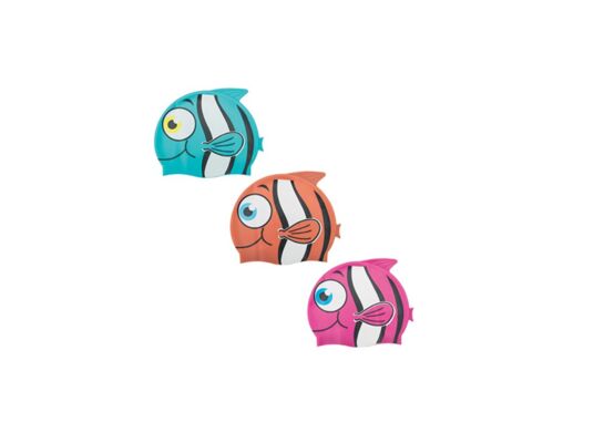 Silikonowy czepek dla dzieci pomarańczowy Bestway