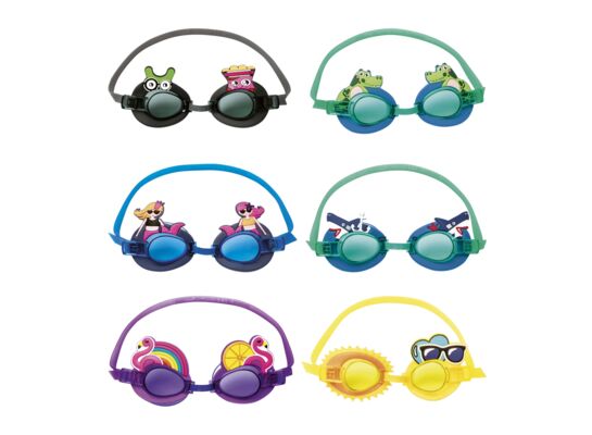 Okulary do pływania dziecięce Zwierzęta UV 3+ Bestway