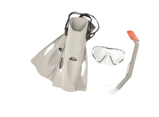 Zestaw silikonowy maska rurka płetwy dla dzieci powyżej 7 lat Bestway