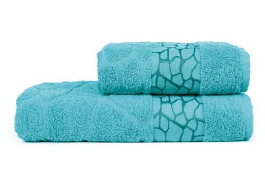 Ręcznik kąpielowy, bawełniany 70 x 140, turkusowy
